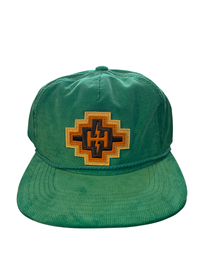 Howler Bros Unstructured Snapback Hat - H Bolt Motif: Teal Corduroy