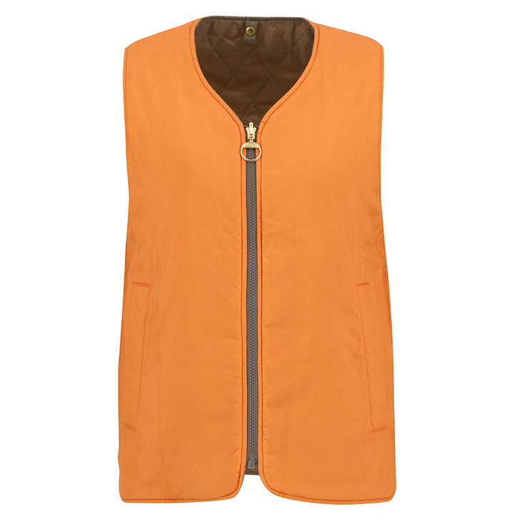 Barbour My Barbour Reversible Quilted Liner: Timberwolf/Marigold