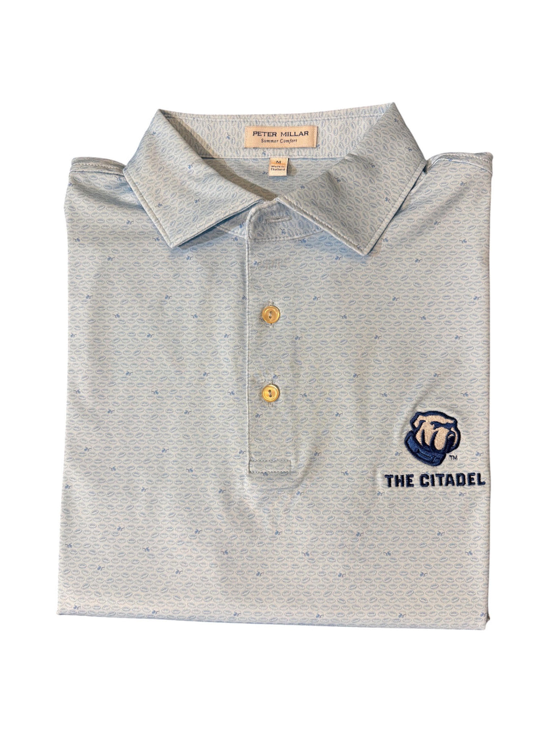 Peter Millar The Citadel On the Ball Performance Jersey Polo: Pale Blue