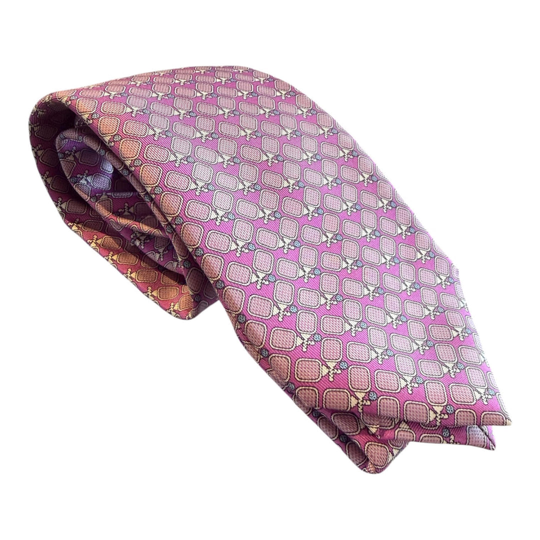 Robert Jensen Pickleball Tie: Purple