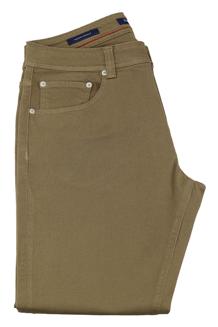 Ballin Old Dyed Denim Five Pocket Pant: Tan