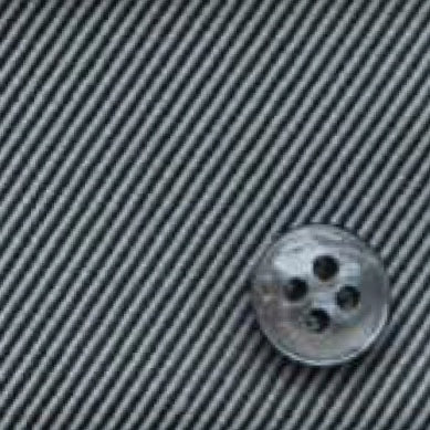 Eterna Royal Twill Modern Fit Kent Collar: Black