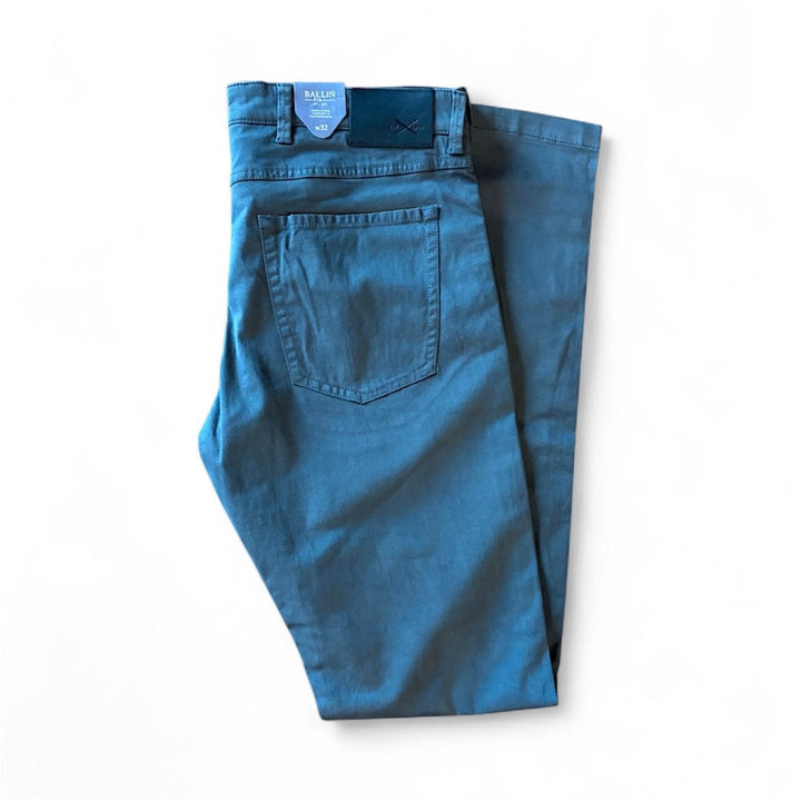 Ballin Cashmere Touch Sateen Crescent: Blue Grey