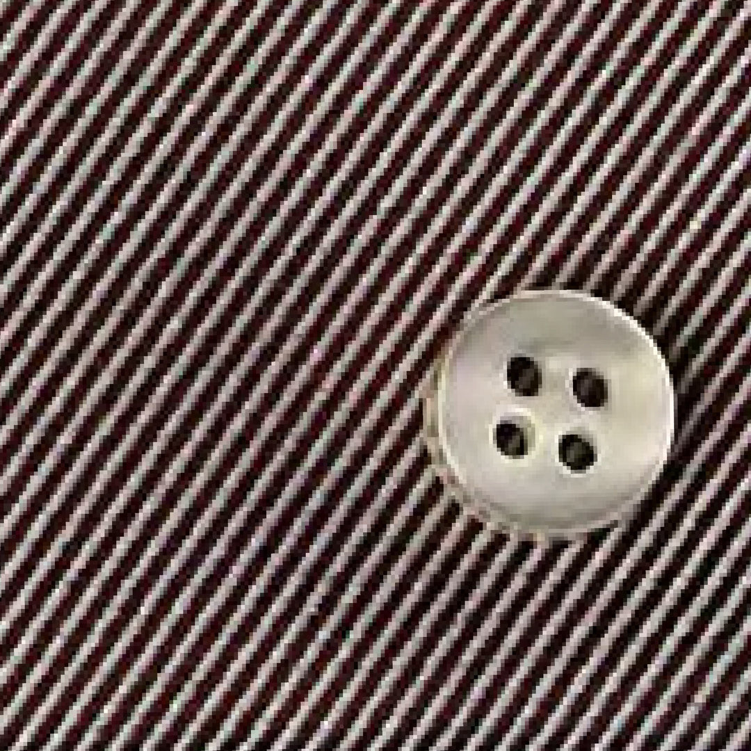 Eterna Royal Twill Slim Fit Kent Collar: Brown