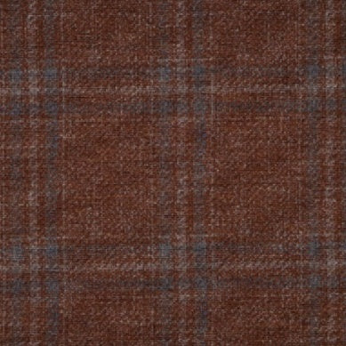 Paul Betenly Modern Soft Sport Coat: Brick/Blue Plaid