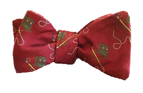 Craig Reagin Rods and Bags Bowtie - Red