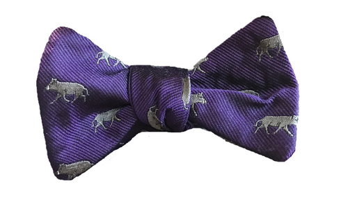 Craig Reagin Pig Bowtie - Purple