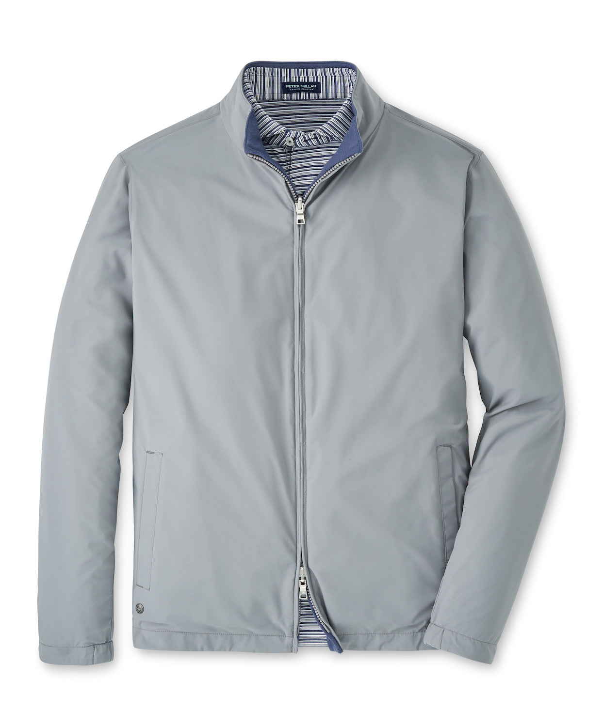 パインハースト　PETER MILLAR グレー ナイロンジャケット Peter Millar Ryder Reversible Jacket: Oslo Grey – Craig Reagin
