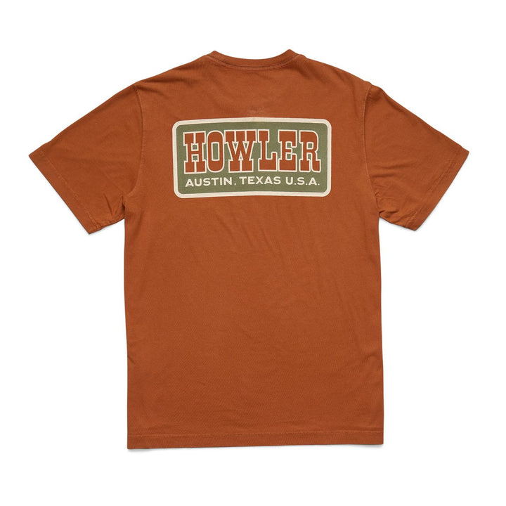 Howler Cotton T-shirt: Howler Slab - Caramel