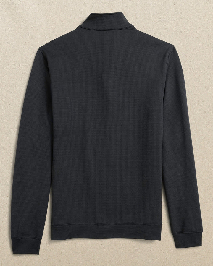 Southern Tide University of South Carolina "Block C" Schooner Quarter Zip: Caviar Black