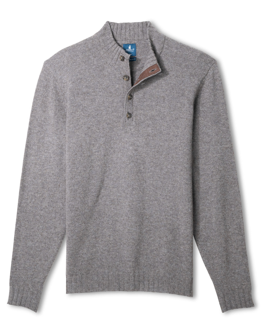 Johnnie-O Merino Yak Henley: Charcoal