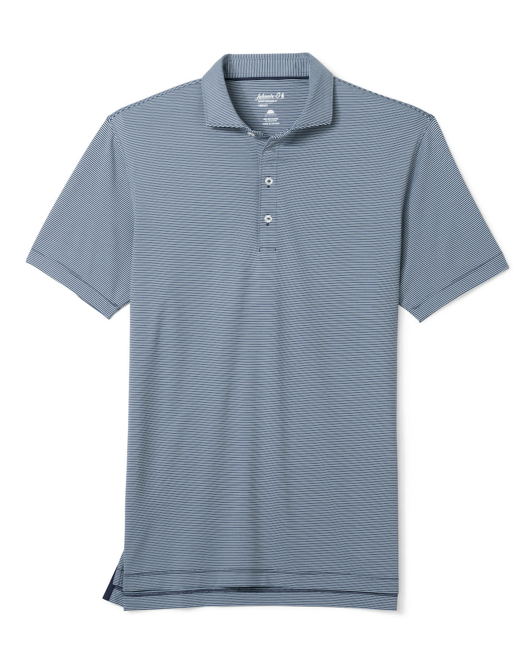 Johnnie-O Performance Jersey Polo - Lyndonn Stripe: Navy Tonal