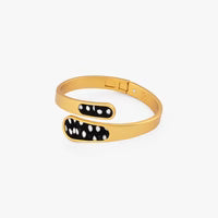Brackish Victoria Bezel Hinge Cuff