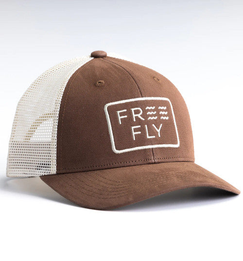 Free Fly Wave Trucker Hat: Mustang