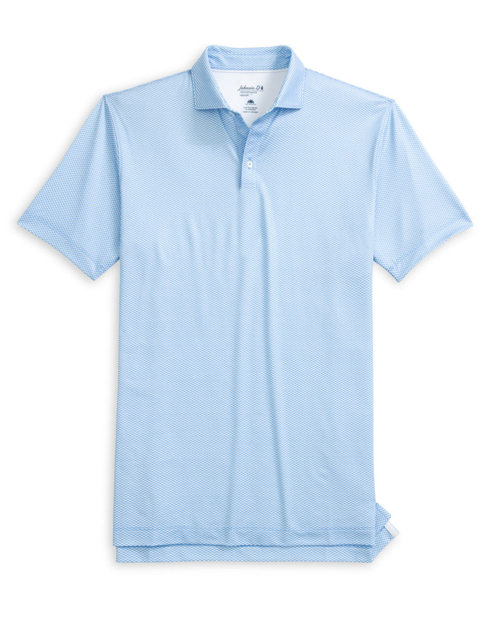 Johnnie-O Perfomance Jersey Polo Rud: Maliblu