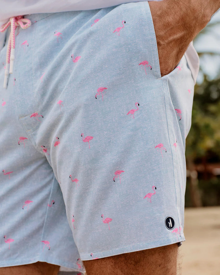 Johnnie-O Half Elastic 7" Swim Trunks - Caladesi