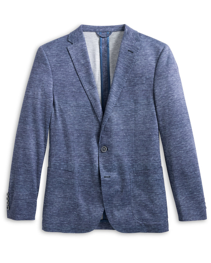 Johnnie O Swindon Top Shelf Printed Knit Sport Coat: Navy