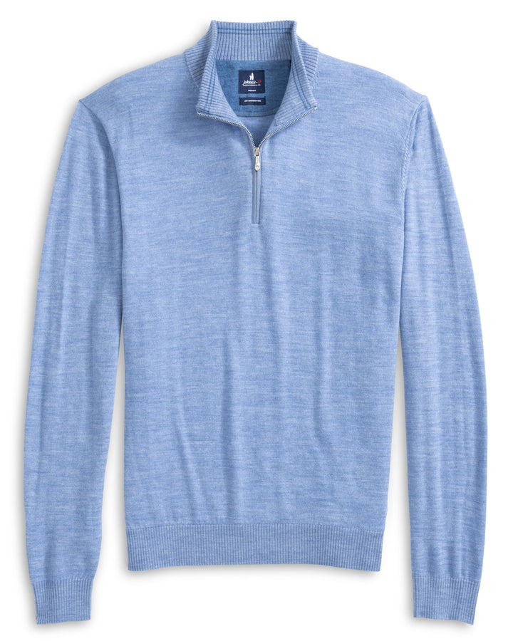 Johnnie-O Raynor Merino 1/4 Zip Sweater: Maliblu