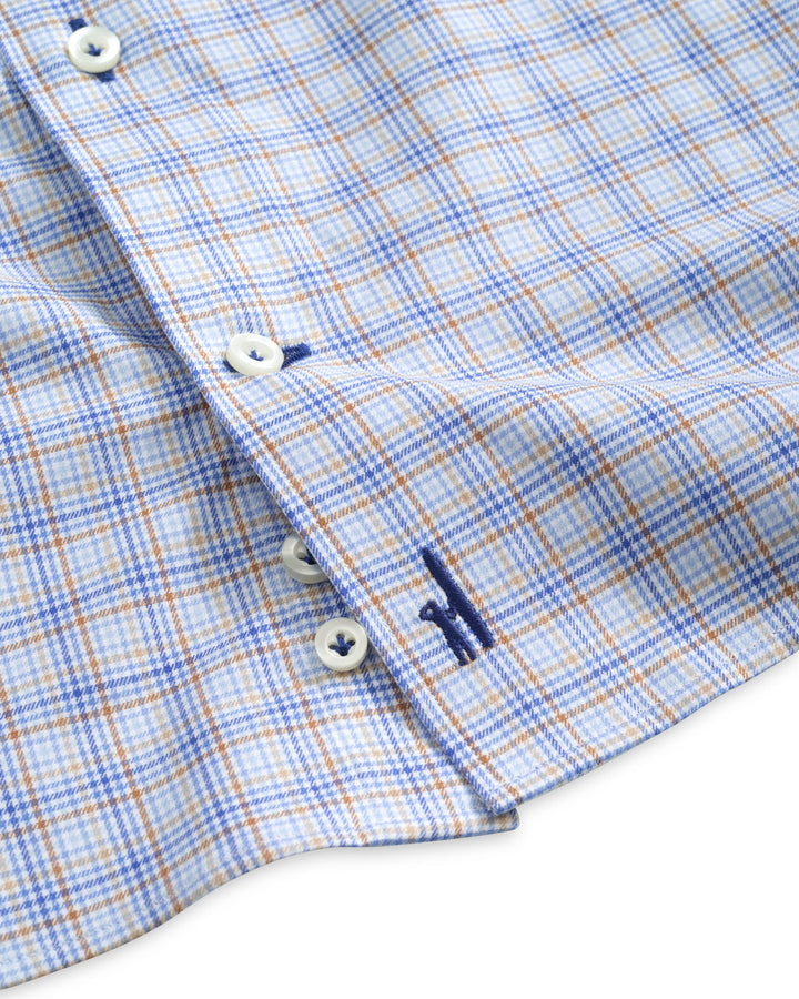 Johnnie-O Top Shelf Button Up Shirt - Seth: Maliblu