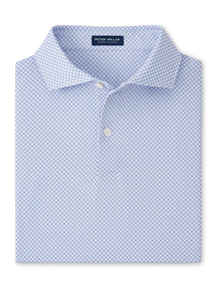 Peter Millar Crown Crafted Seville Performance Jersey Polo: Misty Rose