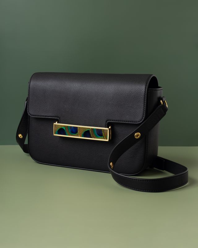 Brackish Oxford Handbag: Peacock