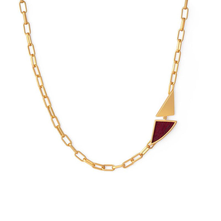 Brackish Aurora Triangle Necklace