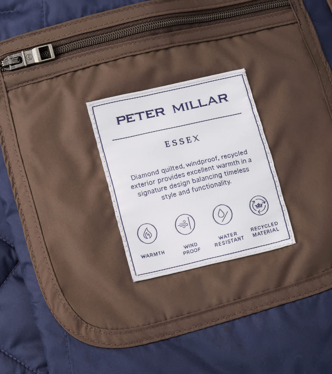 Peter Millar Essex Vest: French Press